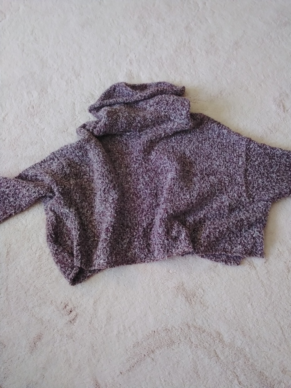 Title: Free People Turtleneck Pullover Sweater, Size S, Purple Red